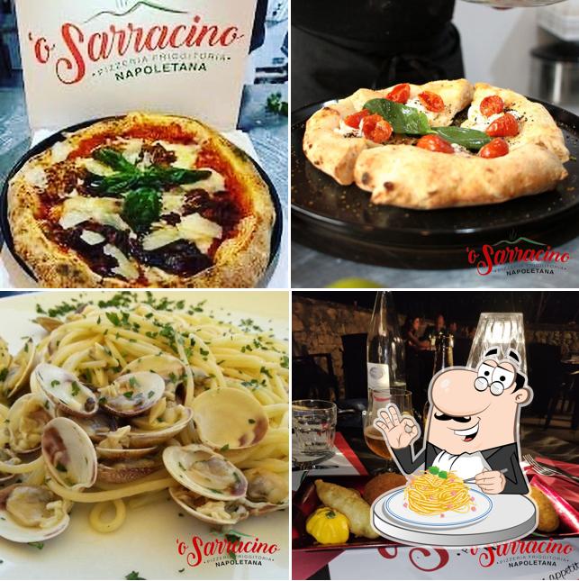 Spaghetti alla carbonara al Pizzeria O'sarracino