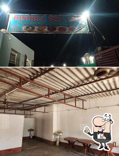 The interior of RISHIKA HILL VIEW MOTEL & RESTAURANT