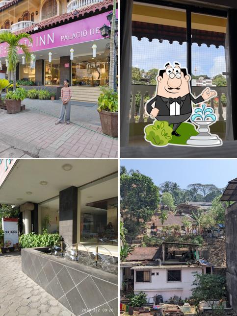 The exterior of Regenta Inn , Palacio de goa