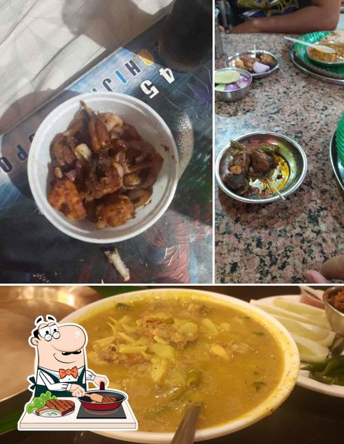 Order meat dishes at Suresh Dhaba