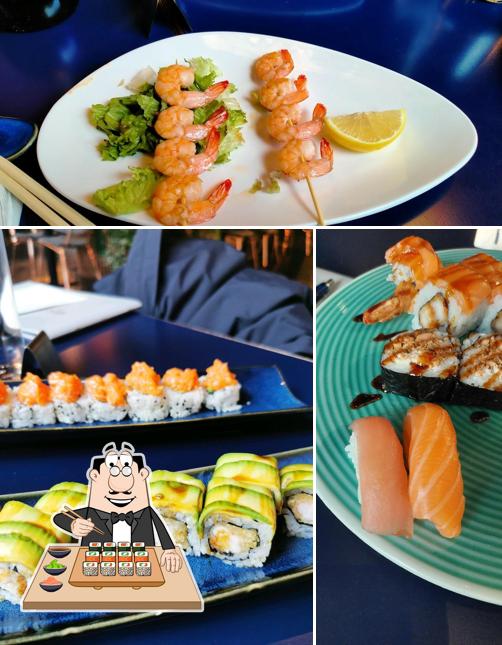 Scegli le varie opzioni di sushi
