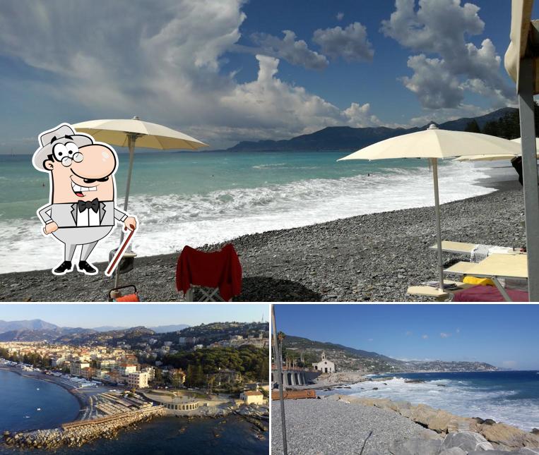 Gli esterni di Amarea Spiaggia Stabilimento Balneare