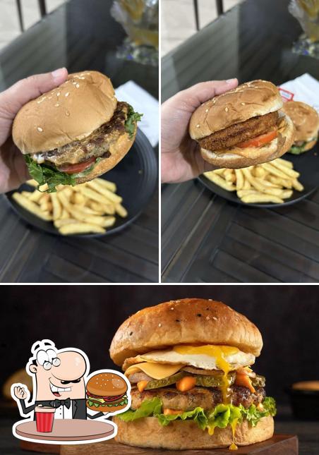 Try out one of the burgers available at Big Smokin' Burgers
