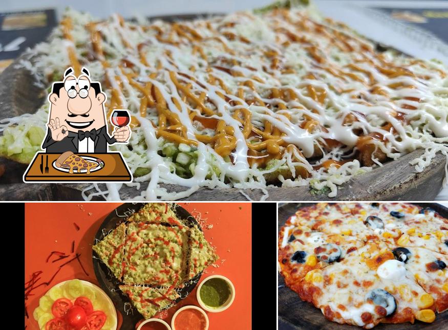 Order pizza at Biteful Cafe