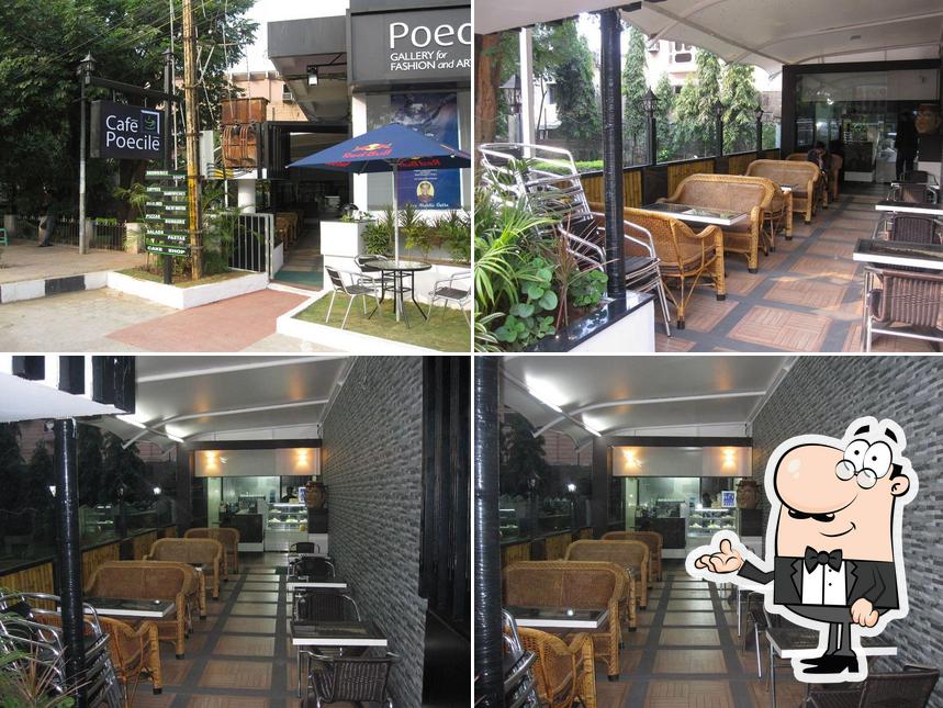 The interior of Cafe Poecile