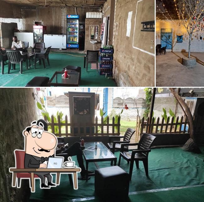 The interior of The Desi Aroma