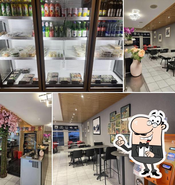 Gli interni di Coucou Sushi