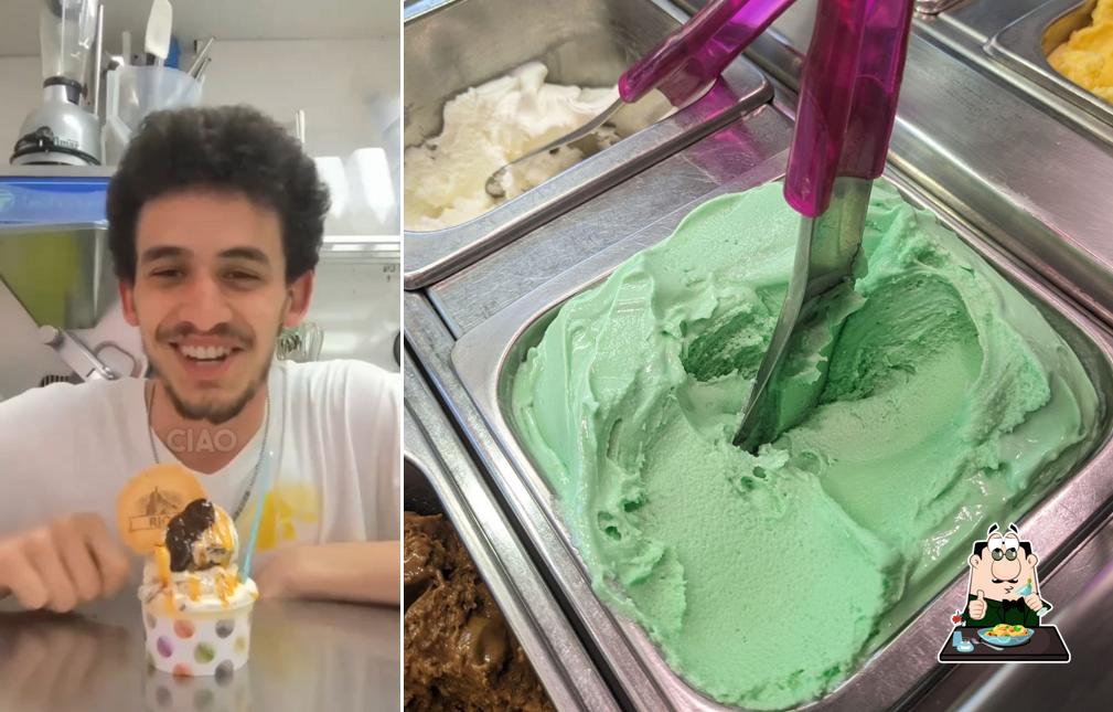Platti al Gelateria Rio