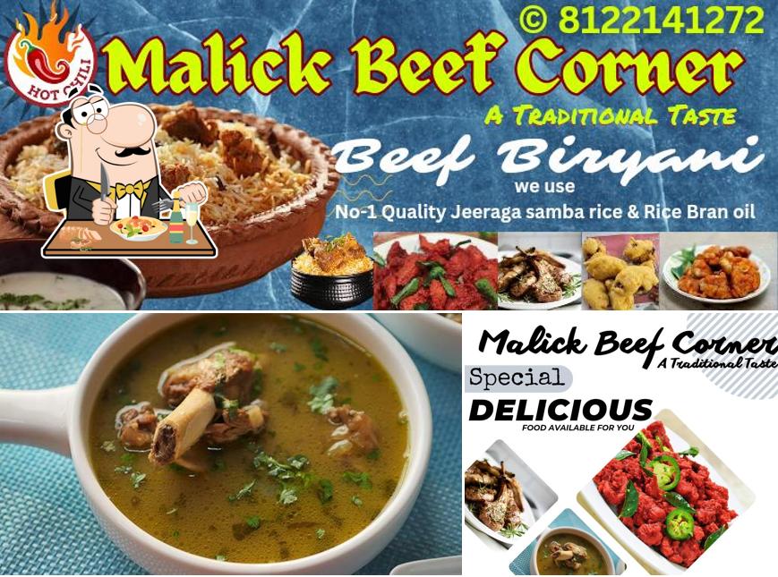 Meals at Malick Beef Corner