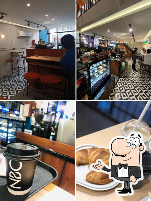 The interior of Nothing Before Coffee