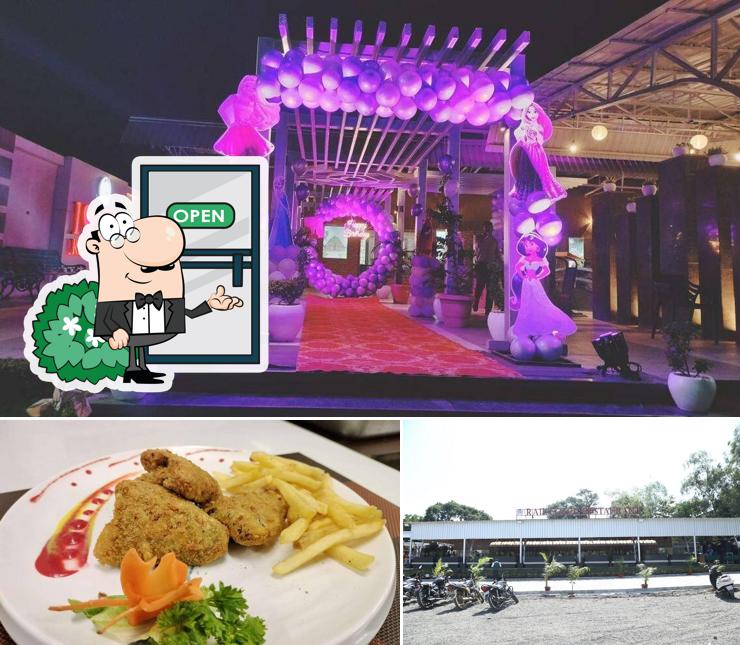 The photo of Rail Coach Restaurant’s exterior and food