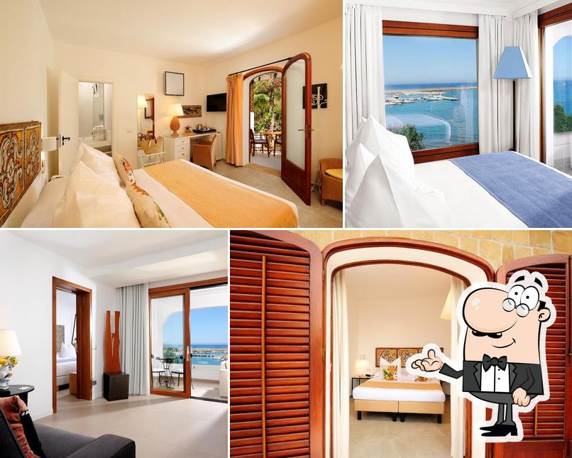 Gli interni di Hotel Le Calette