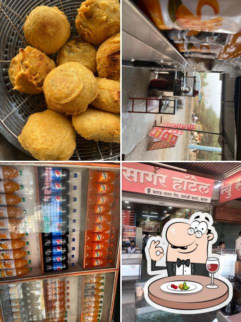 Food at New Sagar Hotel