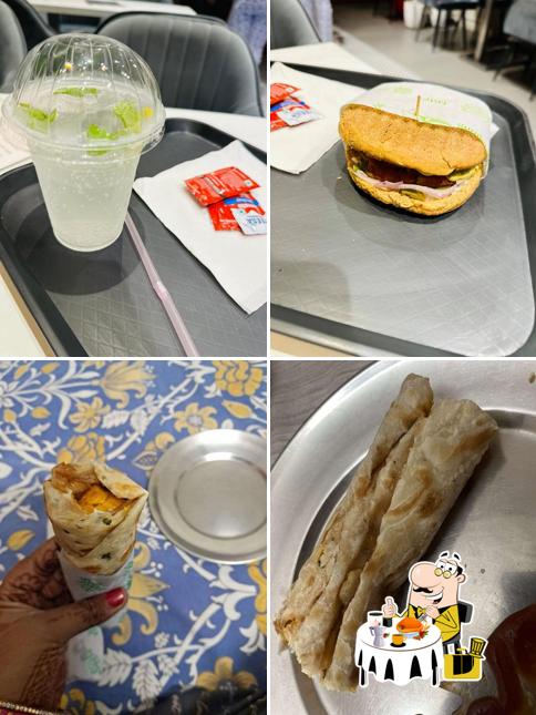 Food at Roll Xpress Cafe