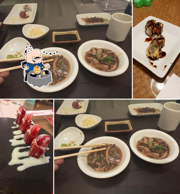 Comida em Tatibana Japanese Cuisine