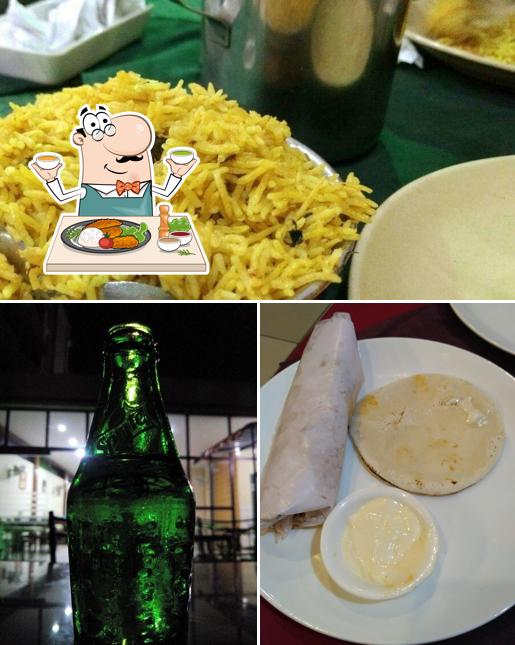 The restaurant's food and beer