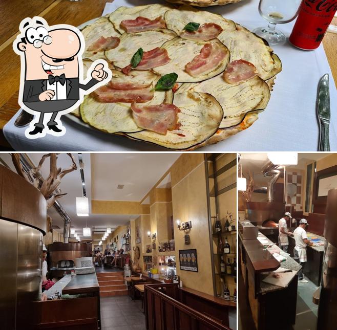 Gli interni di Amici della Pizza