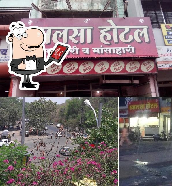 The exterior of Khalsa Hotel
