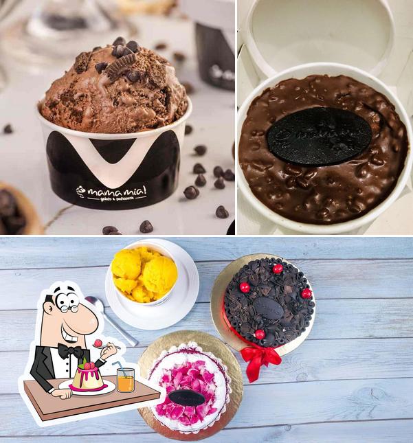 Mama Mia! Italian Ice Creams provides a number of desserts