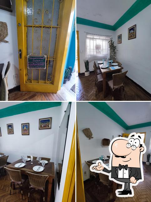 O interior do Moquecaria A Brasileira