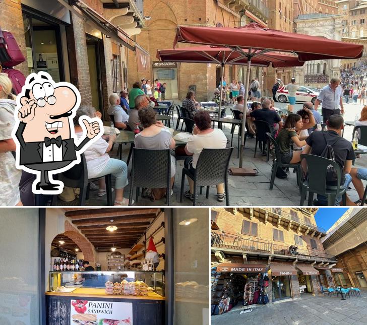 Gli interni di Panini Il Cencio