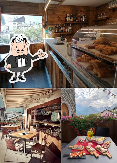 La foto di interni e esterno da Café Crammont