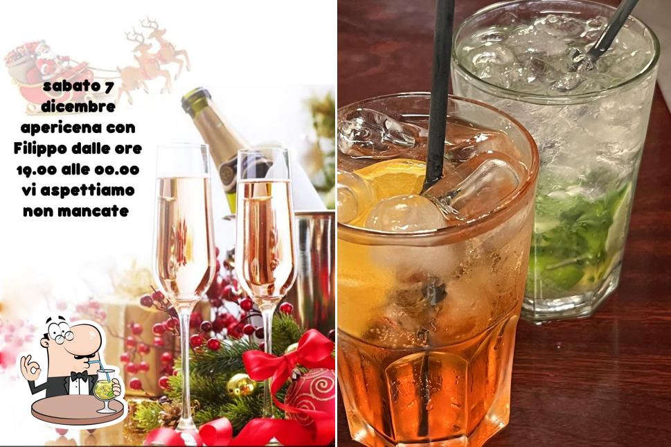 Prenditi un drink dal menu