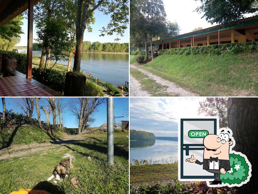 Curiosa tra gli esterni di Chalet Fiume Po