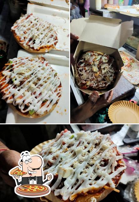 Pick pizza at Raju Pizza ‍