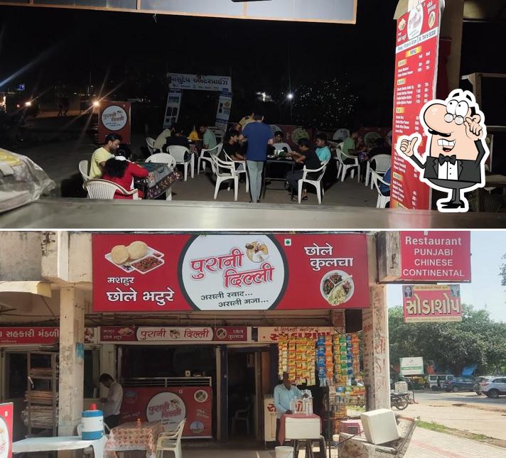 The interior of Purani Delhi Chhole Bhature