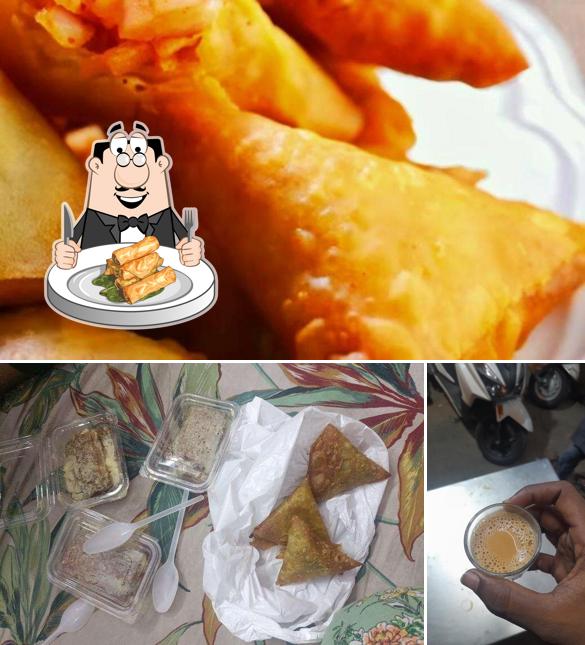 Spring rolls at Savera Cafe