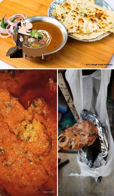 Food at S.F.C Singh Fresh Chicken & Family Restaurant