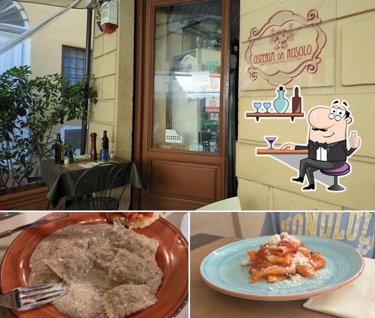 La immagine della interni e cibo di Da Rosolo