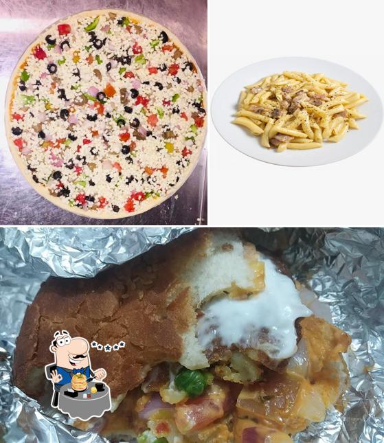 Food at American's Pizza With A Twist