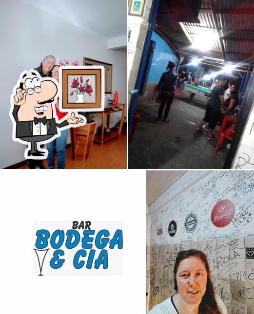 O interior do Bodega & Cia - Bar e Lancheria