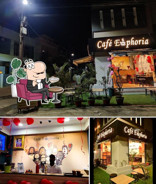 The interior of Cafe Euphoria