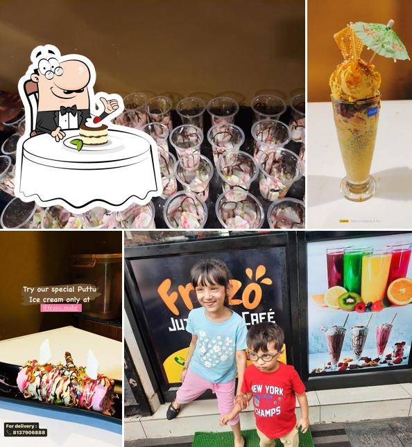 Fruzo Mahe offers a range of sweet dishes