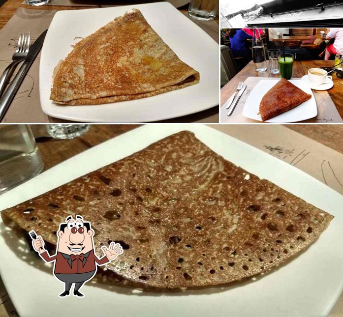 This is the photo depicting food and dining table at Suzette, Bandra