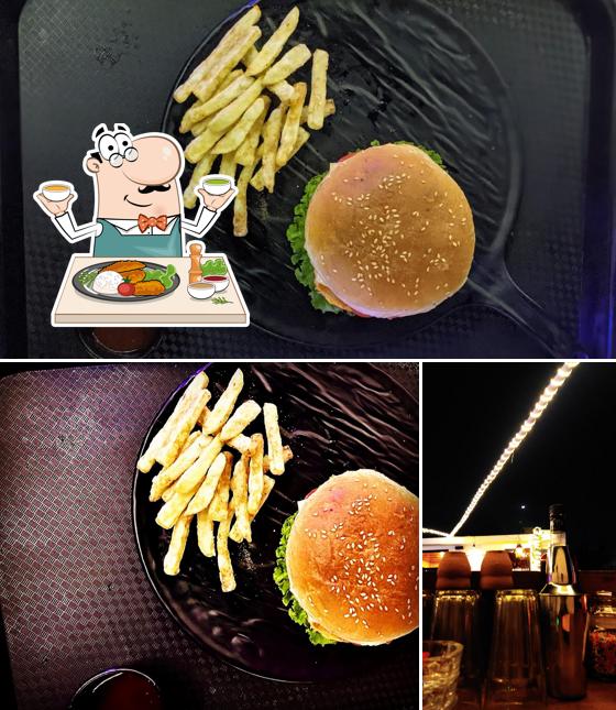 The restaurant's food and beer