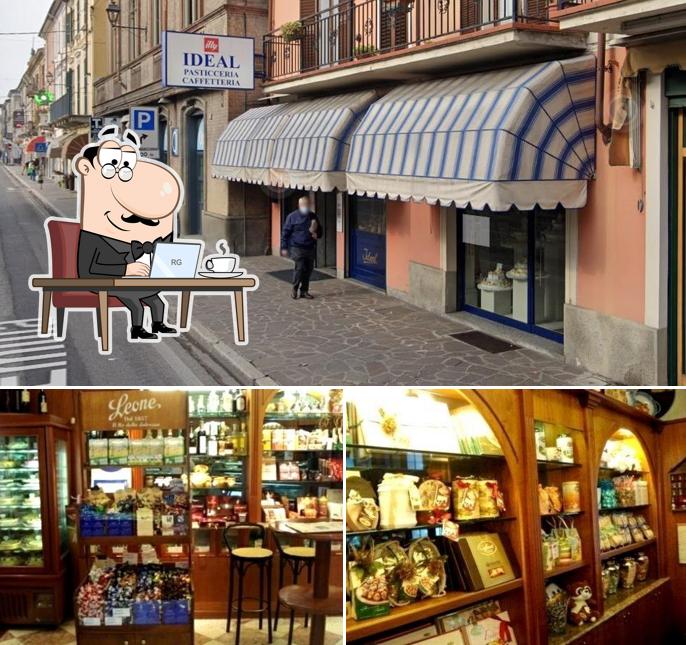 Gli interni di Pasticceria Ideal
