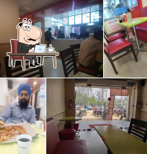 Check out how Domino's Pizza Prem Nagar, Ambala looks inside
