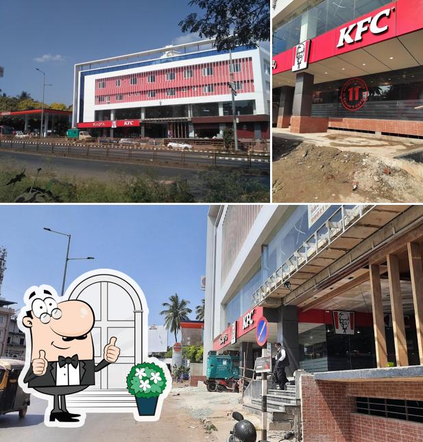 The exterior of KFC