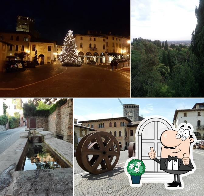 Puoi goderti l'aria fresca dal dehors di Pane Vino e San Daniele