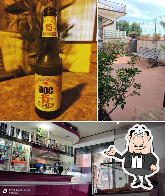 Questa è la immagine che mostra la interni e birra di Bar Il Vulcano