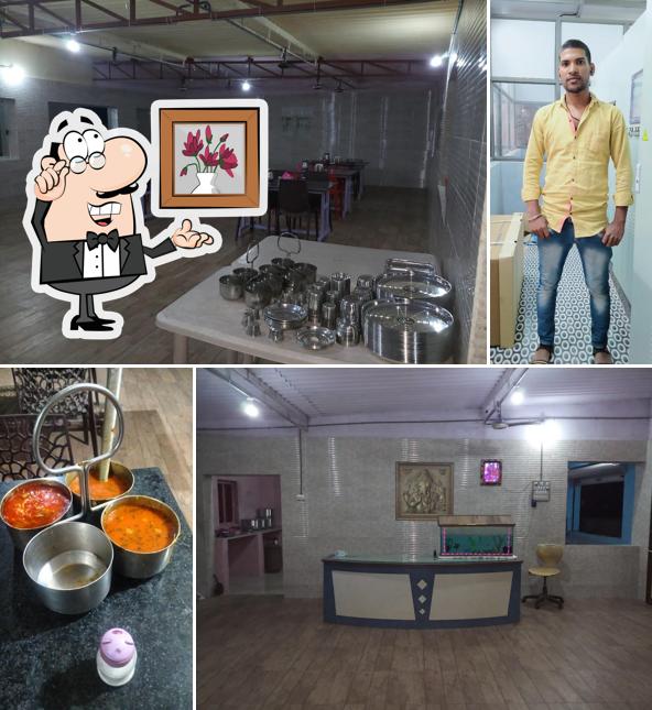 The interior of Hotel Mansarovar Dhuva