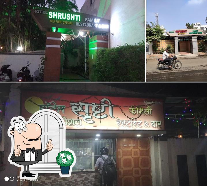 Enjoy the view at the outside area of Hotel Srushti