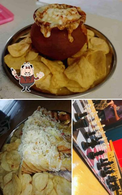 The restaurant's food and wine