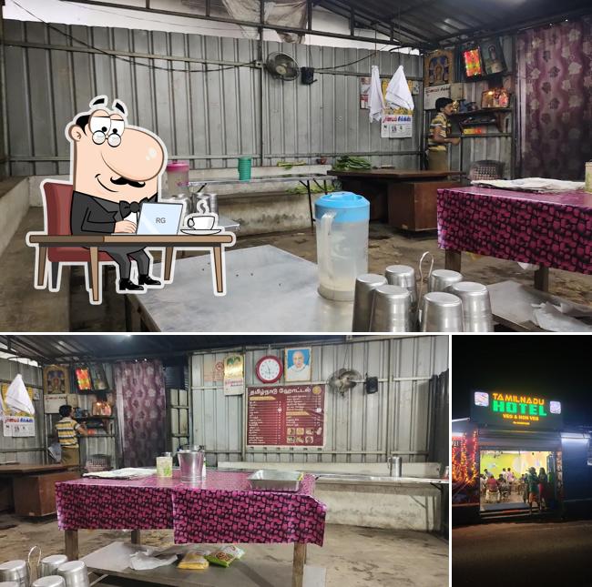 The interior of Tamil Nadu Hotel