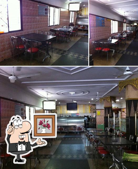 The interior of Sai Ganesh Bhavan