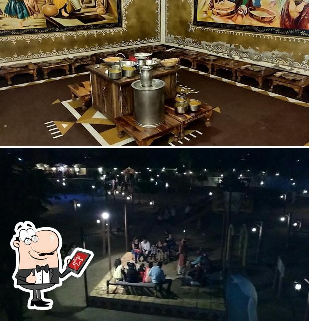 Enjoy the view at the outside area of Chokhi Dhani Sonipat